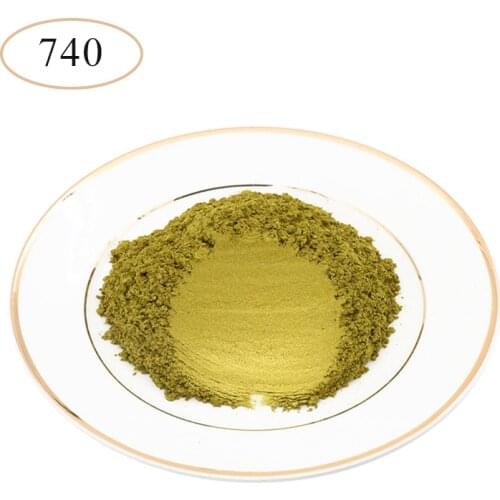 Type 740 Pearl Powder Pigment Mineral Mica Powder DIY Dye Colorant for Soap Automotive Art Crafts