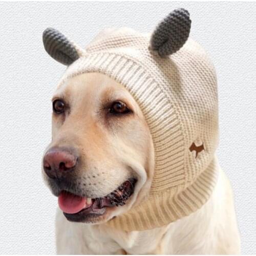 Knitted Hat Winter Warm Puppy Fashion Rabbit Ear Design Beanie for Pet Dog