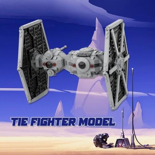 Bricks Childrens Film Star Space Wars Raptor Spacecraft Building Blocks MOC New Mining Association TIE Fighter Model Leping Bu