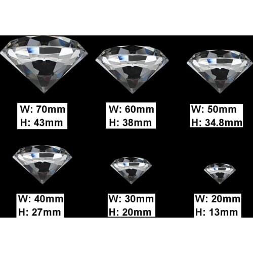 1PC Craft Desktop Ornaments Home Decoration Clear Glass Crystal Faceted Cut Raw Romantic Gifts Party Jelwery Making Crystal