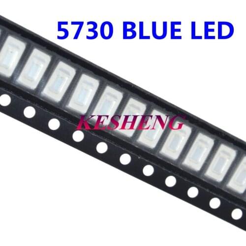 100PCS 5730/5630 SMD Blue LED Light Emitting Diode SMD LED 5730 blue Surface Mount Led 460-470NM 3.0-3.6V Ultra Birght Led