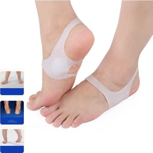 2pcs O-type Foot Corrector Insoles Pads No Slip Shoes for Men Women Silicone Orthopedic Insoles Shoe Cushion Insert