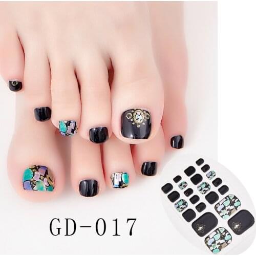 22 Tips/Sheet Loveliness Valentines Fashion Nail Stickers Nail Wraps DIY Self Adhesive Nail Sticker Nail Decoration Nail Sticker