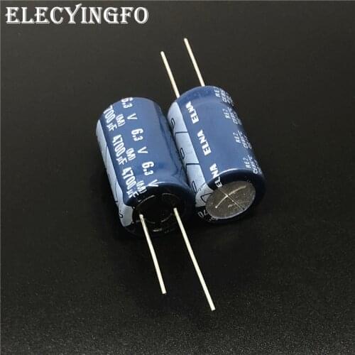 5pcs 4700uF 6.3V4700UF ELNA RE2 Series 16x25mm 6.3V4700uF Audio Aluminum Electrolytic Capacitor