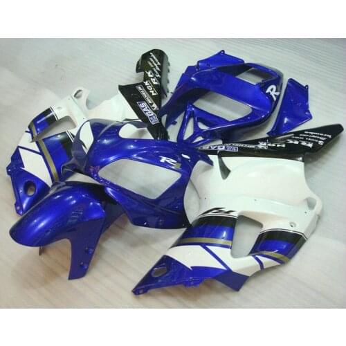 7gifts ABS plastic motorcycle injection mold fairings kit for YAMAHA 1998 1999 YZF R1 98 99 blue white fairing parts