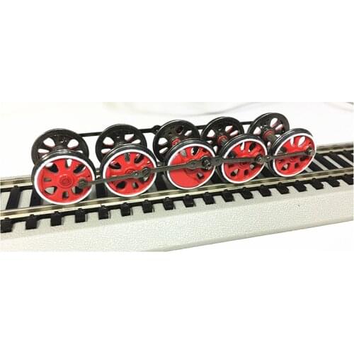 [HO Accessories] Simulation Model of Forward Steam Locomotive Metal Driving Wheel Set Wheelset Assembly