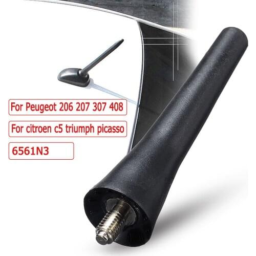 Car Short Aerial Antenna For Peugeot 206 207 307 408 For Citroen C5 Triumph Picasso Antenna 6561N3