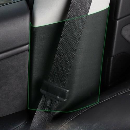 50LC Paired Interior B-pillar Car Kick Protection Scratch Resistant Side Edge Protector for Model 3 Repeatable Adhesive