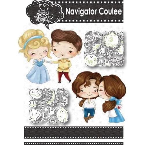 Metal cutting mold cute boy girl scrapbook stamping clear stamp decoration photo album creative embossing DIY craft new arrival
