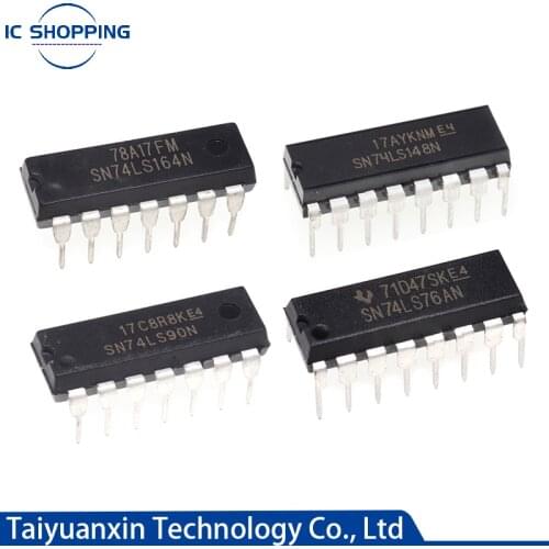HD SN74LS90N 74LS148N 74LS151N 74LS161N 74LS595N 74LS192N 74LS194N 74LS21N 74LS139 74LS14 74LS76N 74LS162 74LS93 74LS164N DIP IC