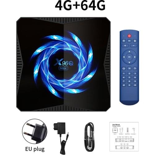 X96Q MAX Smart TV Box Replacement for Android 10 Allwinner H616 4K Quad-core CPU Wireless TV Set Top Box with Remote Controller