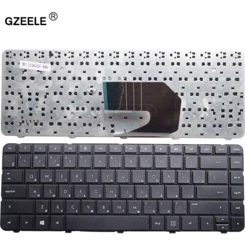 GZEELE Russian laptop Keyboard for HP Compaq Presario CQ57-100 CQ57-200 CQ57-300 CQ57-400 633183-251 RU KEYBOARD BLACK REPLACE