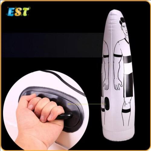 Sports Game Adults Inflatable Football Training Goal Keeper Tumbler Air Soccer Dummy