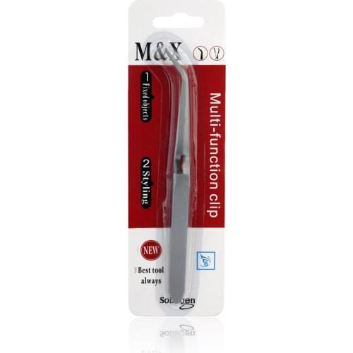 TP 1PC Stainless Steel Eyelashes Tweezers Professional For Lashes Extension Gold Decor Anti-static Eyelash Tweezer Makeup Tools