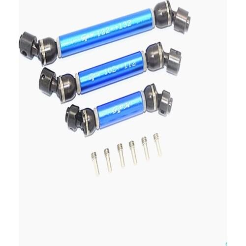 TRAXXAS 1/10 TRX6 45#hardened steel joint+aluminum alloy barrel CVD type front, middle and rear drive shaft 8250+8295+8850+8849