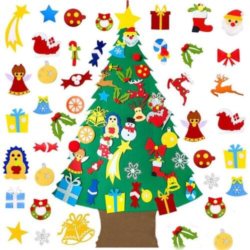 DIY Felt Christmas Tree New Year Gift For Kids Stereoscopic Christmas Tree Large Christmas Gifts Non-woven Christmas Tree