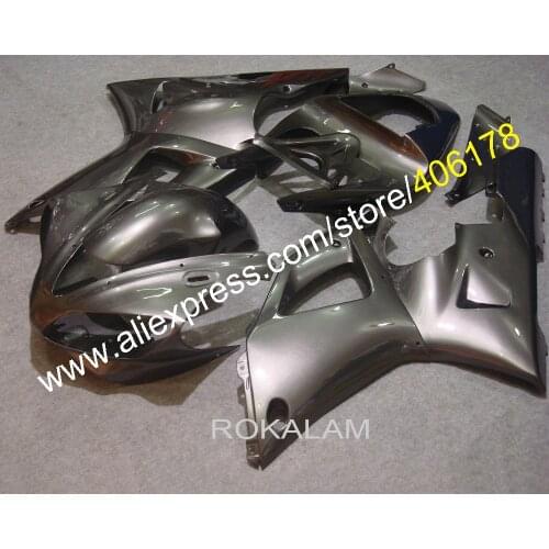 YZF1000 00 01 R1 Motofairing For Yamaha YZF R1 2000 2001 Silver Motorcycle Fairings (Injection Molding)
