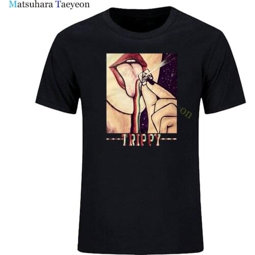 Lsd Drugs Mushroom Summer Funny T Shirts Festival Cool Novelty T Shirt Tee Birthday Cotton Men Short Sleeve Tops Tee Shirts