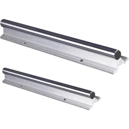 1Pcs Dia 12/16/20/25mm SBR Linear Rail Length 100-1000mm Fully Supported Linear Rail Shaft Rod For CNC 3D Printer