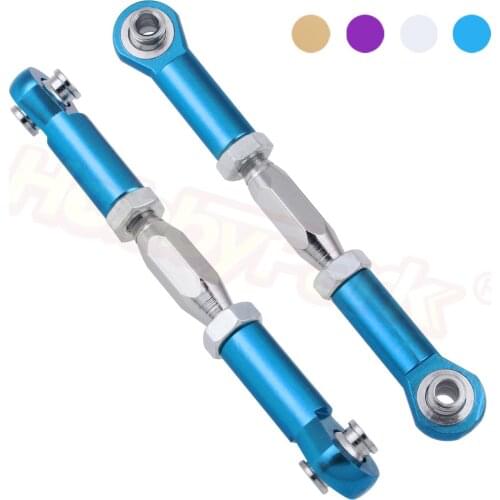 166017 106017 Aluminum Steering Linkage 06048 For HSP 1/10 Upgrade Parts 4WD RC Model Car Off Road Buggy Truck 94106 94166 94111