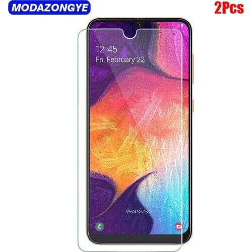 2Pcs Tempered Glass For Samsung Galaxy A50 Screen Protector Samsung A50 A 50 2019 A505 A505F SM-A505F GalaxyA50 Protective Film