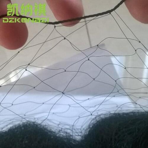 5 pcs/Lot 2.4 x 6 M Nylon monofilament 0.08mm 15mm Hole Orchard Garden Anti Bird Net Knotted Mist Net with 4 PCS Pockets