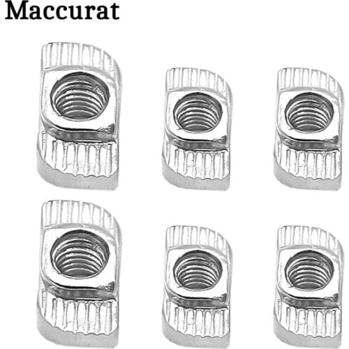 50Pc/lot M3/M4/M5 for 2020 3030 Series Slot T-nut Sliding T Nut Hammer In Nut Fasten Connector Aluminum Extrusion