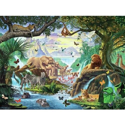 5D Diy Diamond Painting elephant,Cross Stitch diamond Mosaic Kits Home Decoration full Square Diamond Embroidery lion,tiger,cat