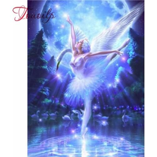 Diamond Painting Ballerinas Picture Beads Diamond Embroidery Ballerinas Rhinestone Paintings Cross Stitch Mosaic Kit a644