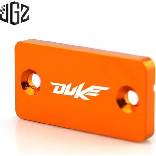 For KTM DUKE 690 2013 Motorcycle CNC Aluminum Front Clutch Reservoir Fluid Tank Pump Cover Cap Cups Accessories Orange