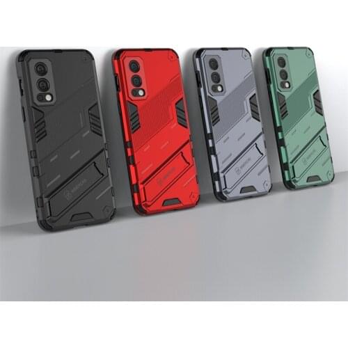 Holder Cover Oneplus Nord 2 5G Case For Oneplus Nord 2 5G Capas PC Bumper Kickstand Back Cover For Oneplus Nord N200 2 5G Fundas