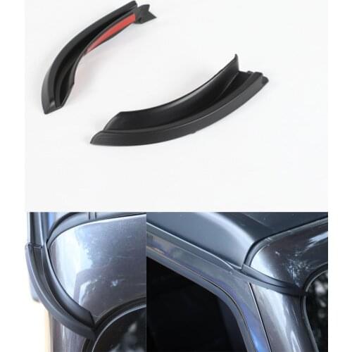 For Jeep Wrangler JL 2018 Up Car Roof Rain Water Diversion Channel Exterior Car Styling Accessories