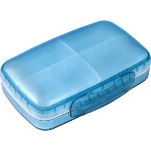 Travel Pill Organize Large Portable Moisture Proof Vitamin Case,Oversize 8 Compartment Pill Box,Airtight & Moistureproof