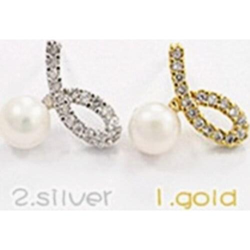 New Style Wholesales New Hot Vintage Gorgeous Rhinestone Elegant Imitation Pearl Crystal Earrings