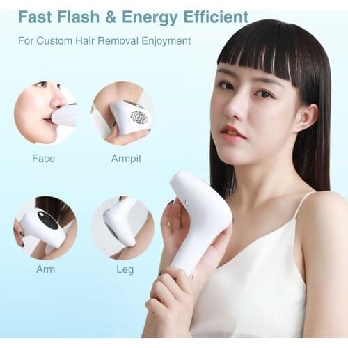 Laser Epilator For Women Ipl Hair Removal Machine Permanent Depilator Electric Shaver Pulsed Light Depilator Painless Face Razor