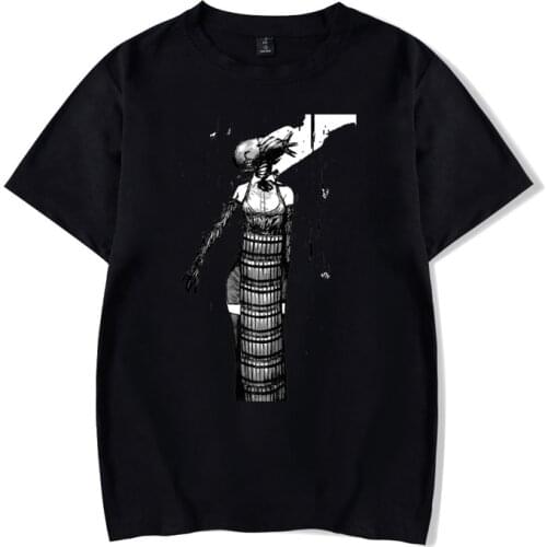 Chainsaw Man T-Shirts Japan Anime Men Woman Cotton Manga O-neck Summer Printed Clothes Streetwear Harajuku Short Sleeves Tees