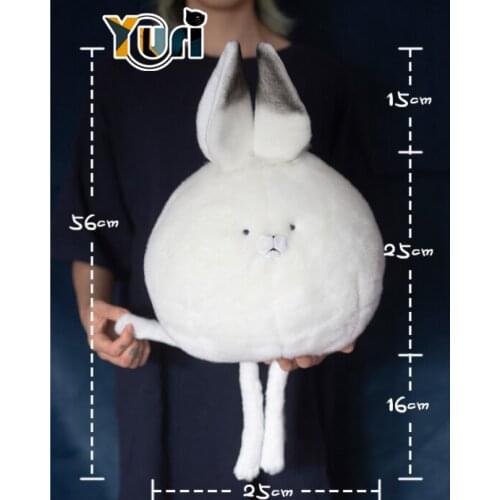 Yuri Animal Arctic Rabbit Plush Pillow Doll Toy Cosplay Prop Lovely Gift Sa