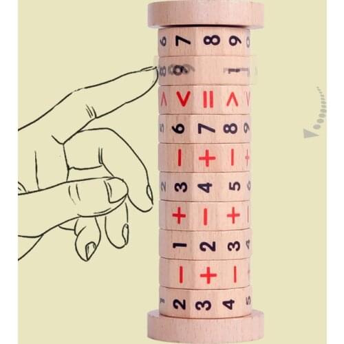 JaheerToy Math Toys for Children Montessori Kids Preschool Educational Baby Arithmetic Wooden Toy Boys Girls Gifts Numbers