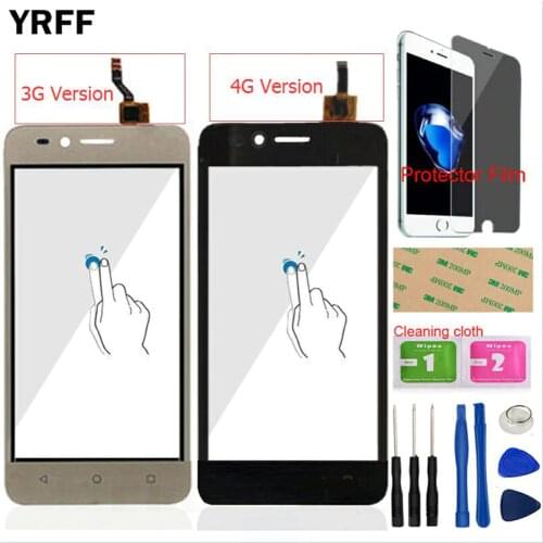 Mobile Phone For Huawei Y3 II LUA-L03 LUA-L21 LUA-L23 Front Touch Screen Touch Digitizer Panel Glass Protector Film Adhesive