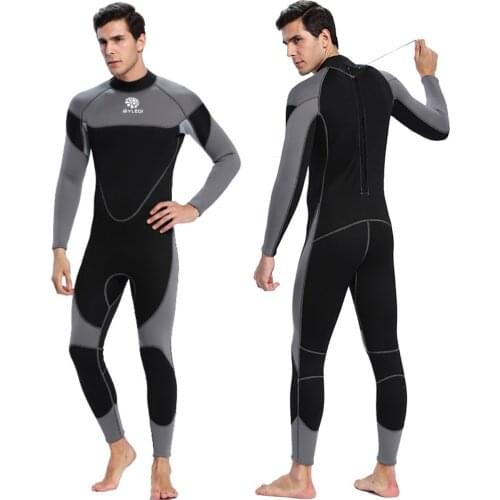 3mm Neoprene Wetsuit Men Swumsuit Surfing Swimming Diving Suit Wet Suit Swimsuit Full Bodysuit Diving Water Sports 2021