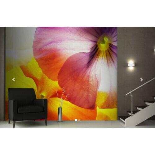 Custom papel DE parede floral, Large Multicolour Flowers Wall Mural to the bedroom TV Wall waterproof vinyl papel DE parede