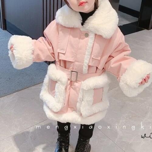 Autumn Winter Jacket Faux Fur Coat Clothes For Teens Girls Children Outwear Outerwear & Coats Parka Christmas Costumes For Girls