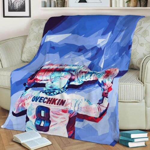 Alexander Ovechkin winner 3D Print Plush Blanket Throw On Sofa Home Decor Soft Warmth Washable Nap Blanket Dropshipping