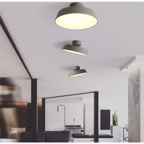 LED Ceiling Lights Round Aluminum Lamp Body AC110-240V LED Lamps Ceiling Lights For Living Room Aisle 30CM 40CM