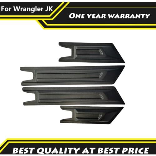 Exterior Body Cladding Kits Fir For Jeep Wrangler JK 2007-2017 Door Side Body Molding Cladding Modification Accessories