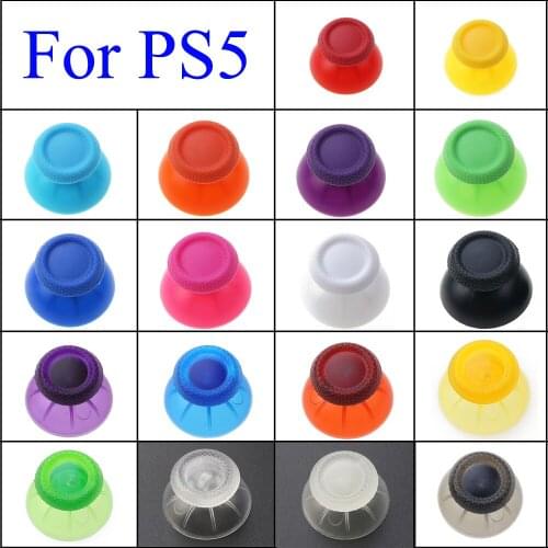YuXi 1PC For PS5 Analog Cover 3D Thumb Sticks Joystick Thumbstick Mushroom Cap For Sony PlayStation PS5 Controller Replacement