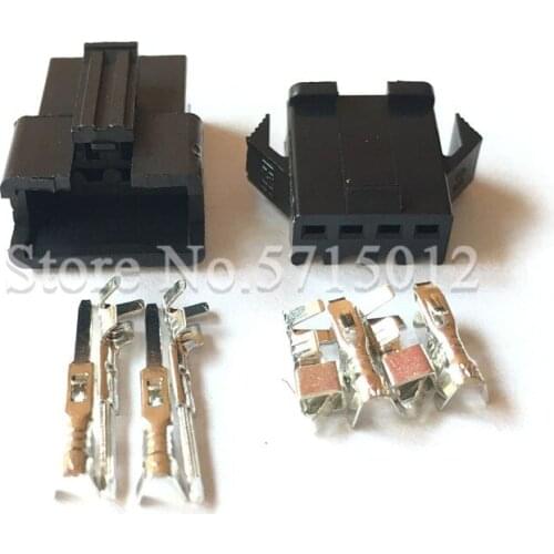5set 4 Hole Male And Female JST 2.54mm SM 4 Pin 4 Way Multipole Connector Plug With Terminal