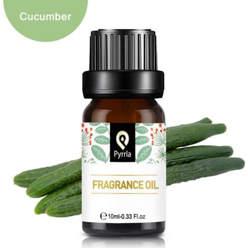 Pyrrla Cucumber Fragrance Oil 10ml Essential Oils For Aroma Oil Diffuser Humidifier Candles Soap Perfume Making Air Freshener