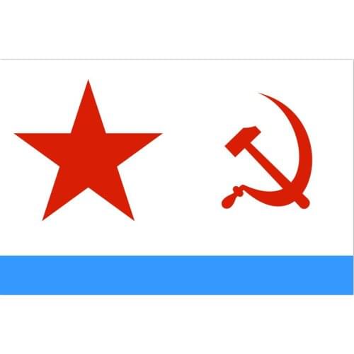 Free Shipping 90*150cm USSR Soviet Navy Flag Polyester Russia Russian Flags And Banners For Victory Day / Home Decoration