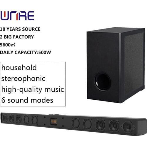 Wooden blueteeth Wireless Home Theater System Sound Bar